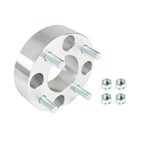 EZ Go Golf Cart 4Pcs 1.5" 4x4 Silver Wheel Spacers 62mm Bore Club Car