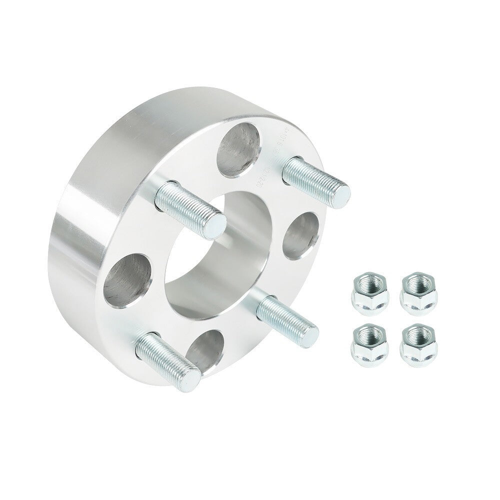 EZ Go Golf Cart 4Pcs 1.5" 4x4 Silver Wheel Spacers 62mm Bore Club Car