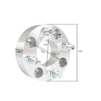 EZ Go Golf Cart 4Pcs 1.5" 4x4 Silver Wheel Spacers 62mm Bore Club Car