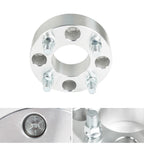 EZ Go Golf Cart 4Pcs 1.5" 4x4 Silver Wheel Spacers 62mm Bore Club Car