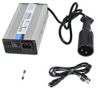 48V 6A Head Battery Charger with 3-Pin Plug for Club Car Ezgo Snap Scooters