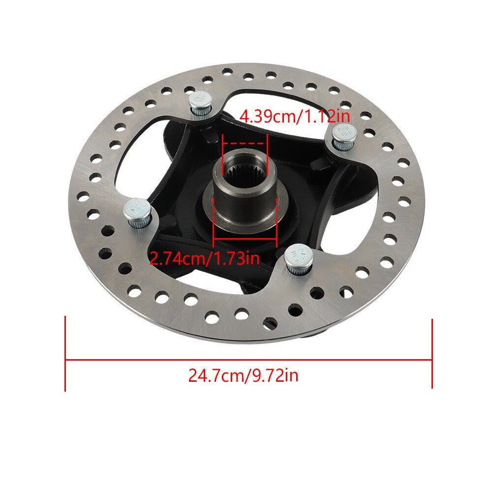 Polaris RZR XP 1000 2014-2017 Front & Rear Wheel Hub Rotor with Studs