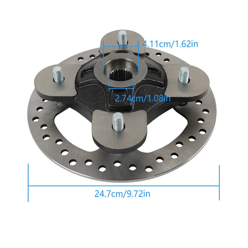 Polaris RZR XP 1000 2014-2017 Front & Rear Wheel Hub Rotor with Studs