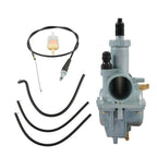Carburetor & Throttle Cable for Kawasaki Bayou 220 250 KLF220 KLF250A 1988-2011