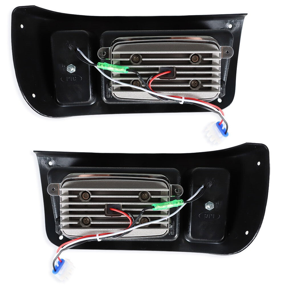 Adjustable LED Headlights & Tail Lights Kit for 1993+ Club Car DS G & E Golf Car