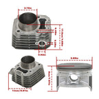 KAWASAKI KLF250-A BAYOU 250 2003-2011 Cylinder Piston Gasket Kit Fit