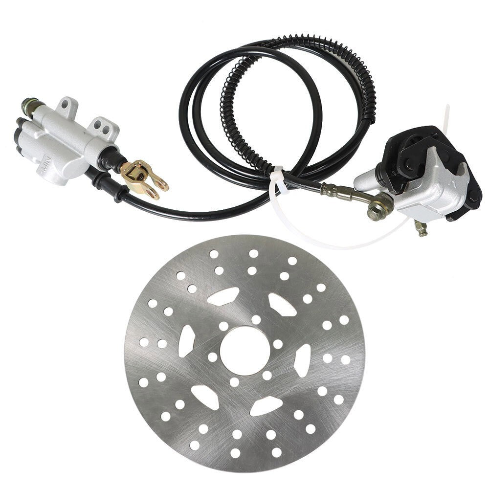Rear Hydraulic Brake Caliper & Disc Rotor Kit for ATV Go Kart Taotao New