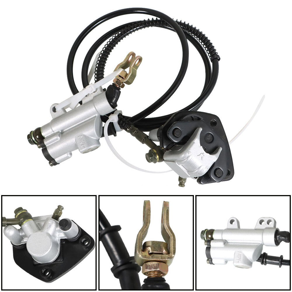 Rear Hydraulic Brake Caliper & Disc Rotor Kit for ATV Go Kart Taotao New