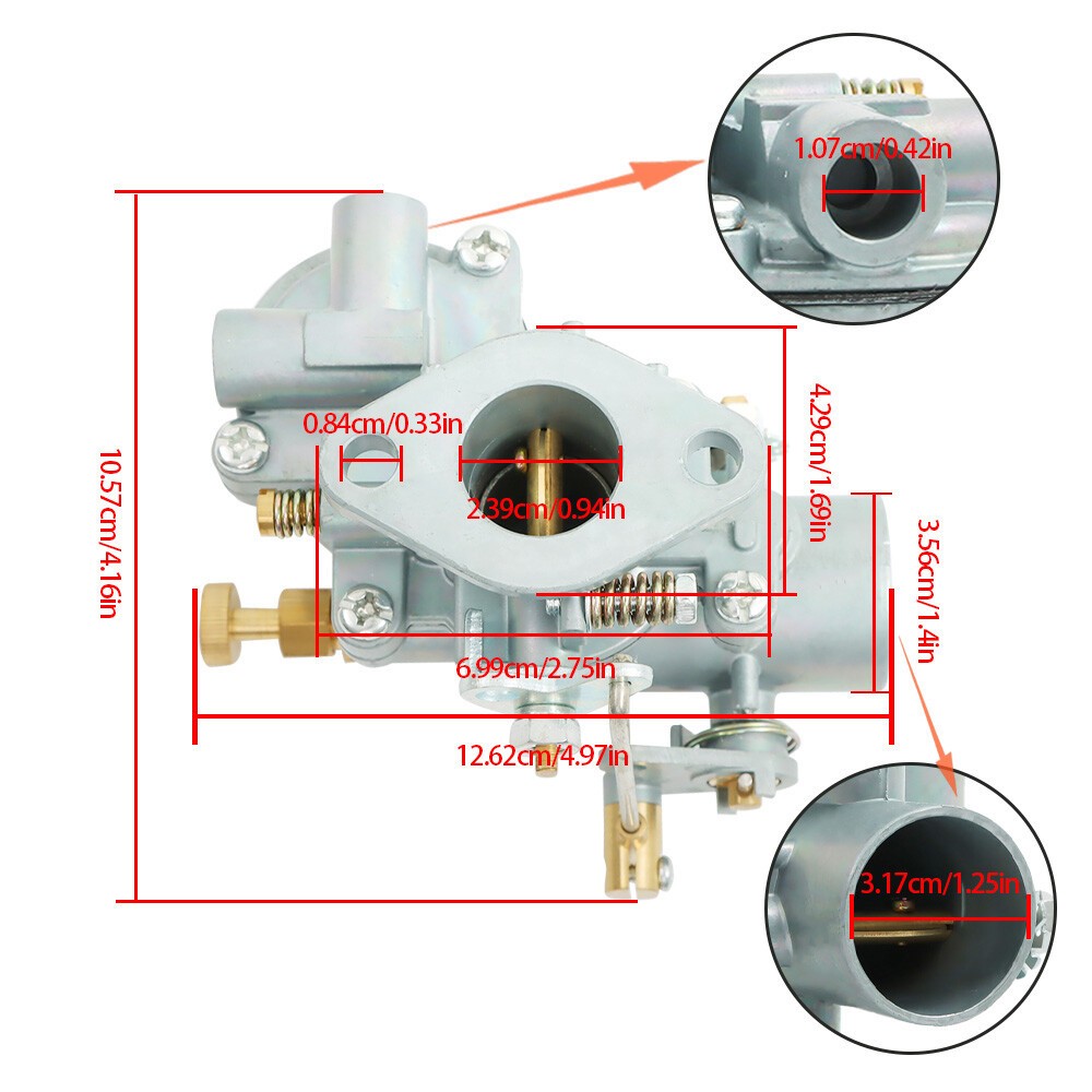 New 24T2 Carburetor for Massey Ferguson TE20 TEA20 TED20 Tractor Zenith