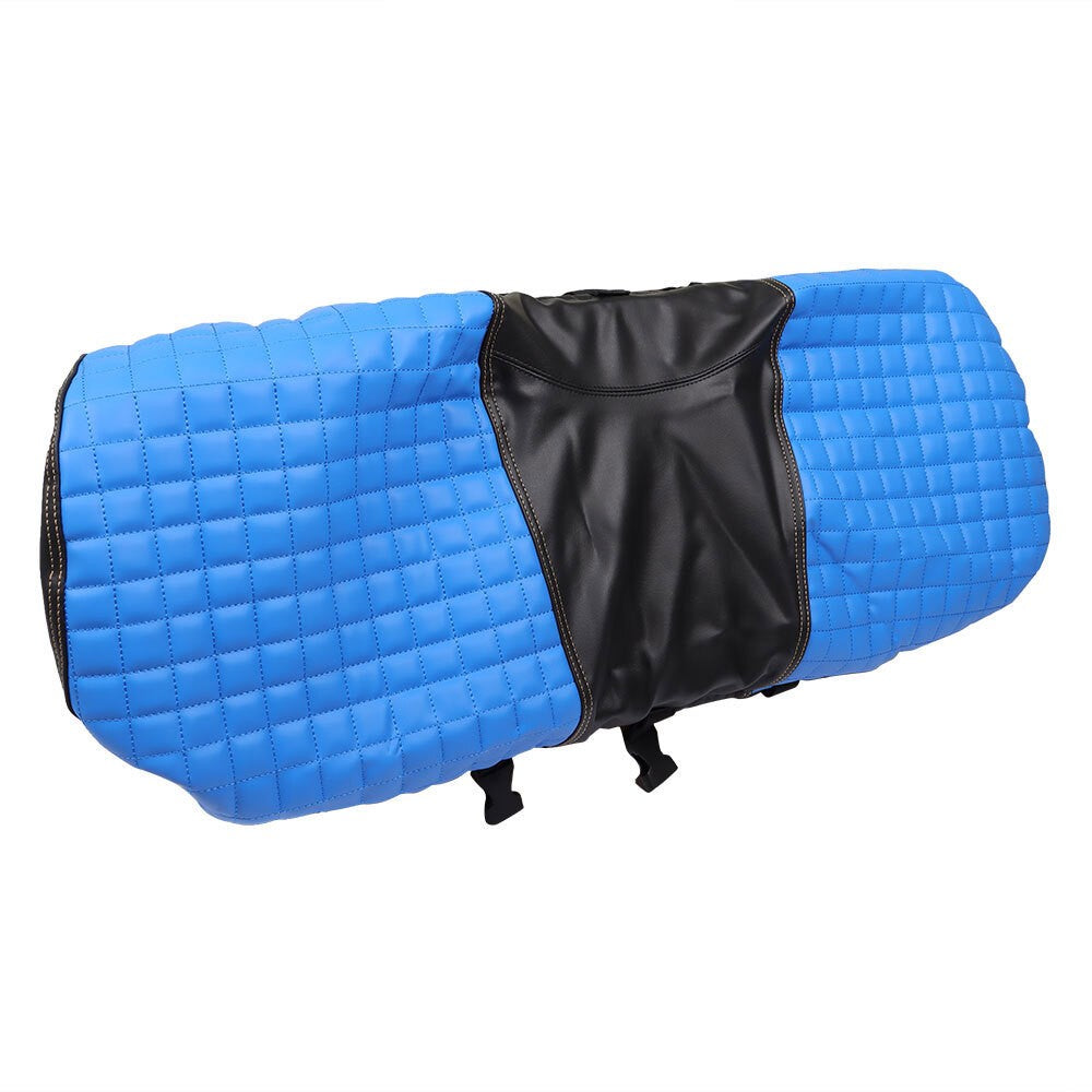 Universal Golf Cart Rear Seat Cover Blue for Club Car EZGO Yamaha No Stapler