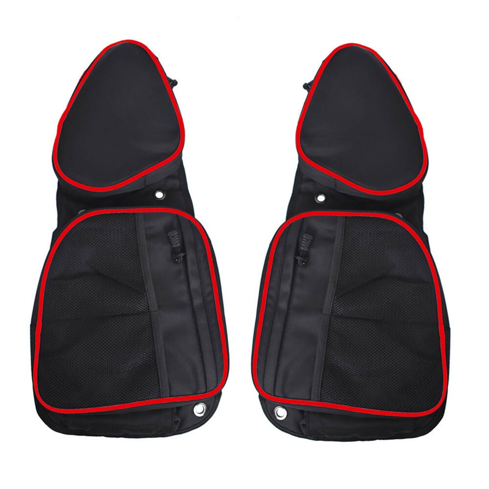 Polaris RZR XP 4 1000 Front Side Door Storage Bag Red w/ Knee Pad 2014-2018