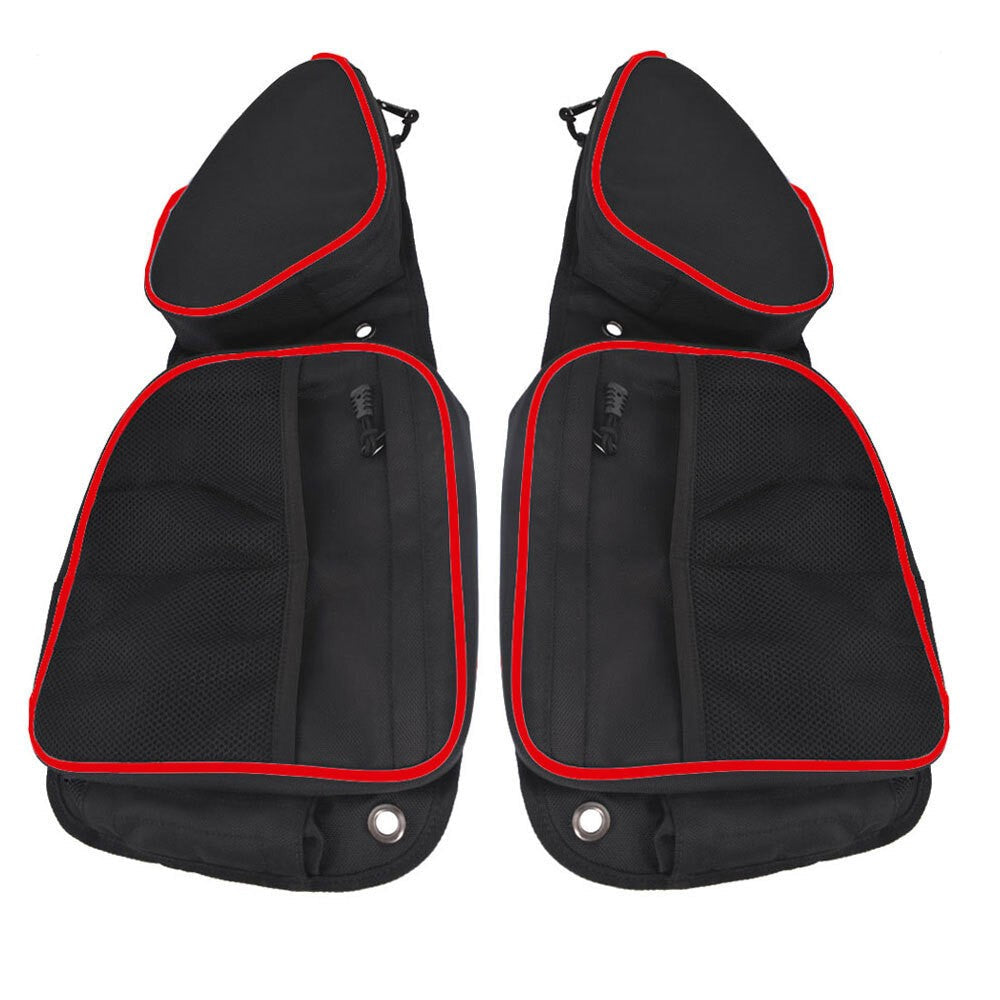 Polaris RZR XP 4 1000 Front Side Door Storage Bag Red w/ Knee Pad 2014-2018