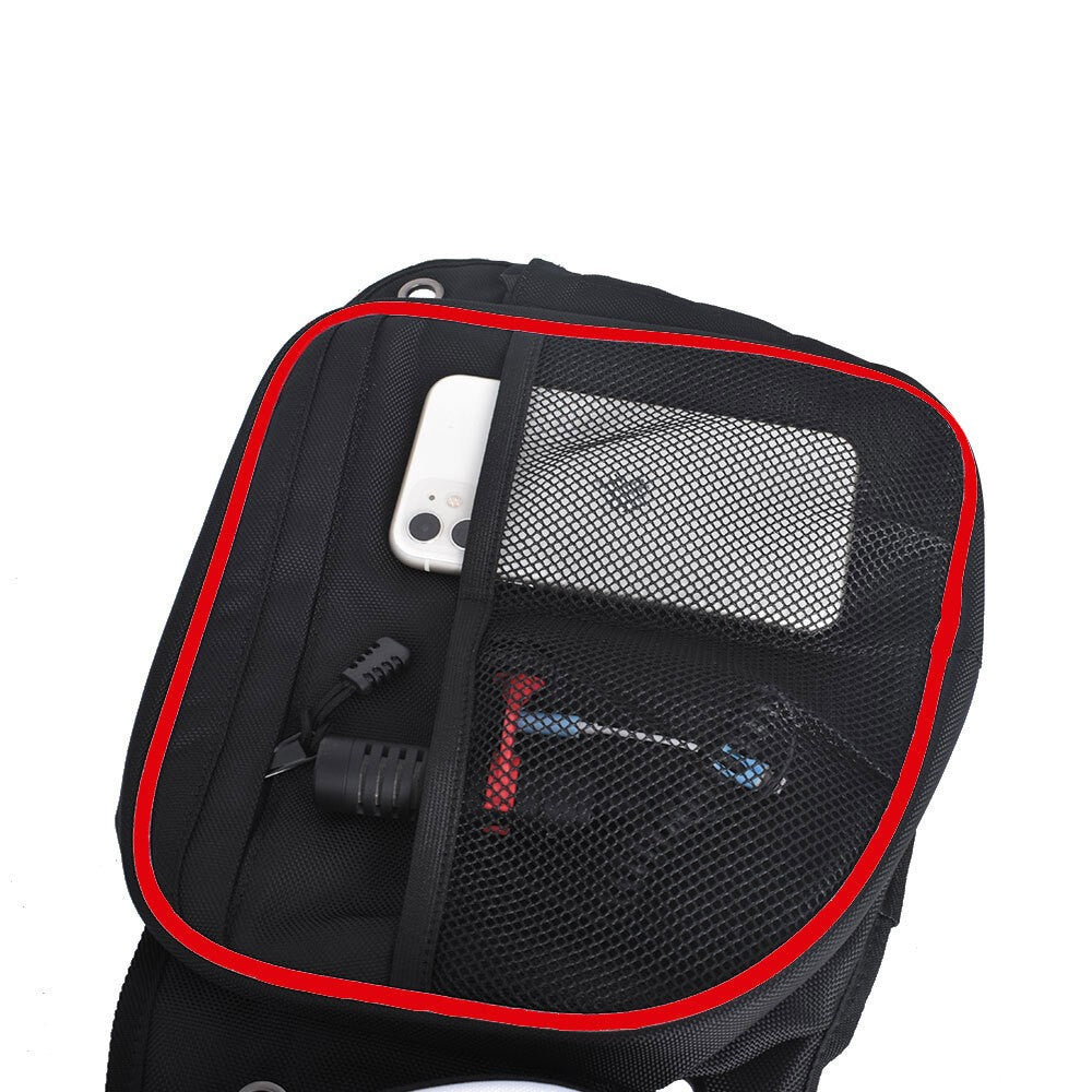 Polaris RZR XP 4 1000 Front Side Door Storage Bag Red w/ Knee Pad 2014-2018