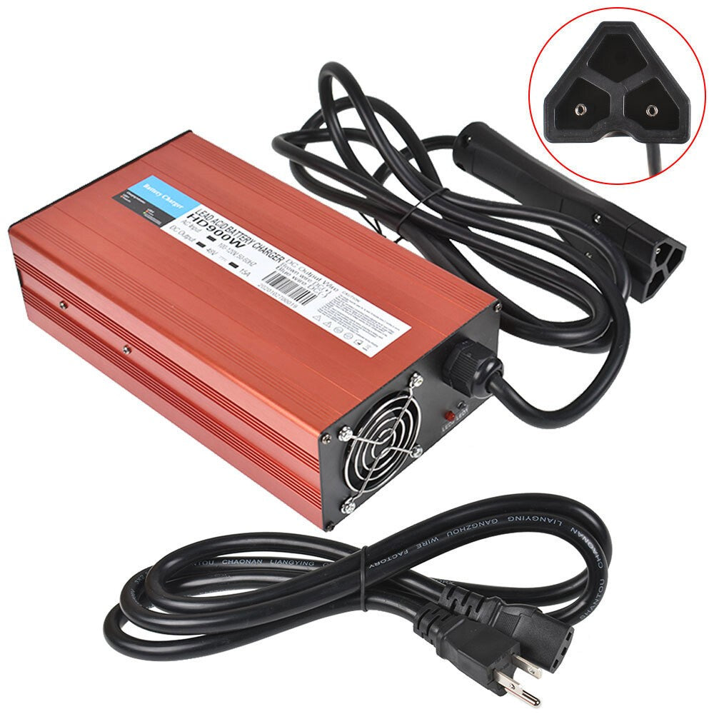 48V 15A Golf Cart Battery Charger RXV Plug for EZGO RXV TXT Models