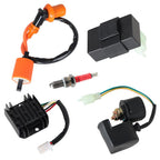New CDI Ignition Coil Regulator Rectifier Relay Kit for 150-250cc US Bikes