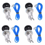 2 Pair Fuel Primer Plunger Pump Kit for Jetski ATV Honda Yamaha Kawasaki Skidoo