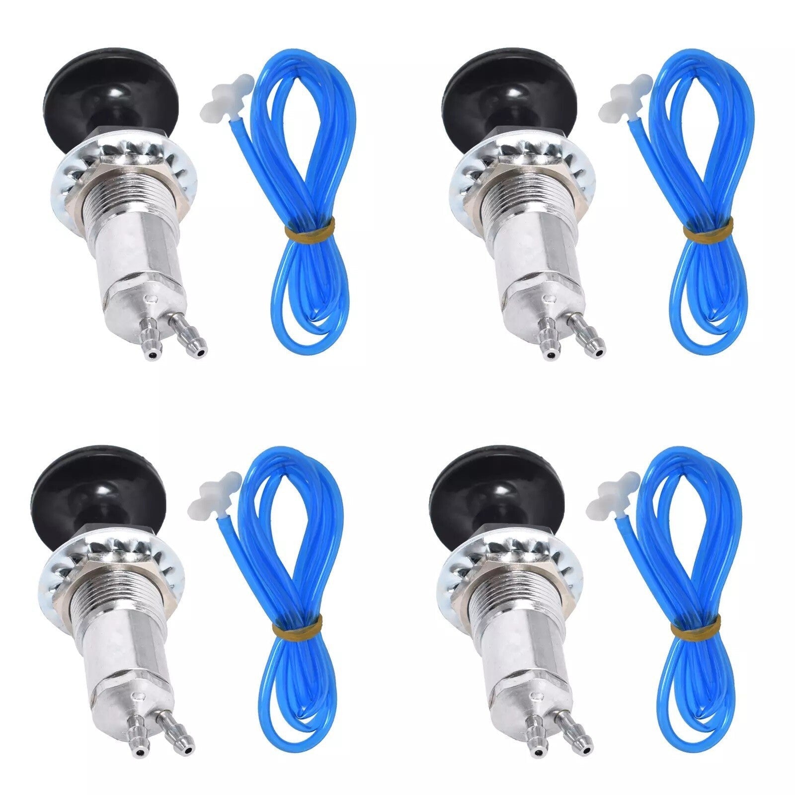 2 Pair Fuel Primer Plunger Pump Kit for Jetski ATV Honda Yamaha Kawasaki Skidoo