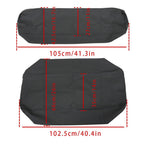 Waterproof Black Seat Cover for Kawasaki Mule 2500 2510 3000 3010 Diesel 4x4