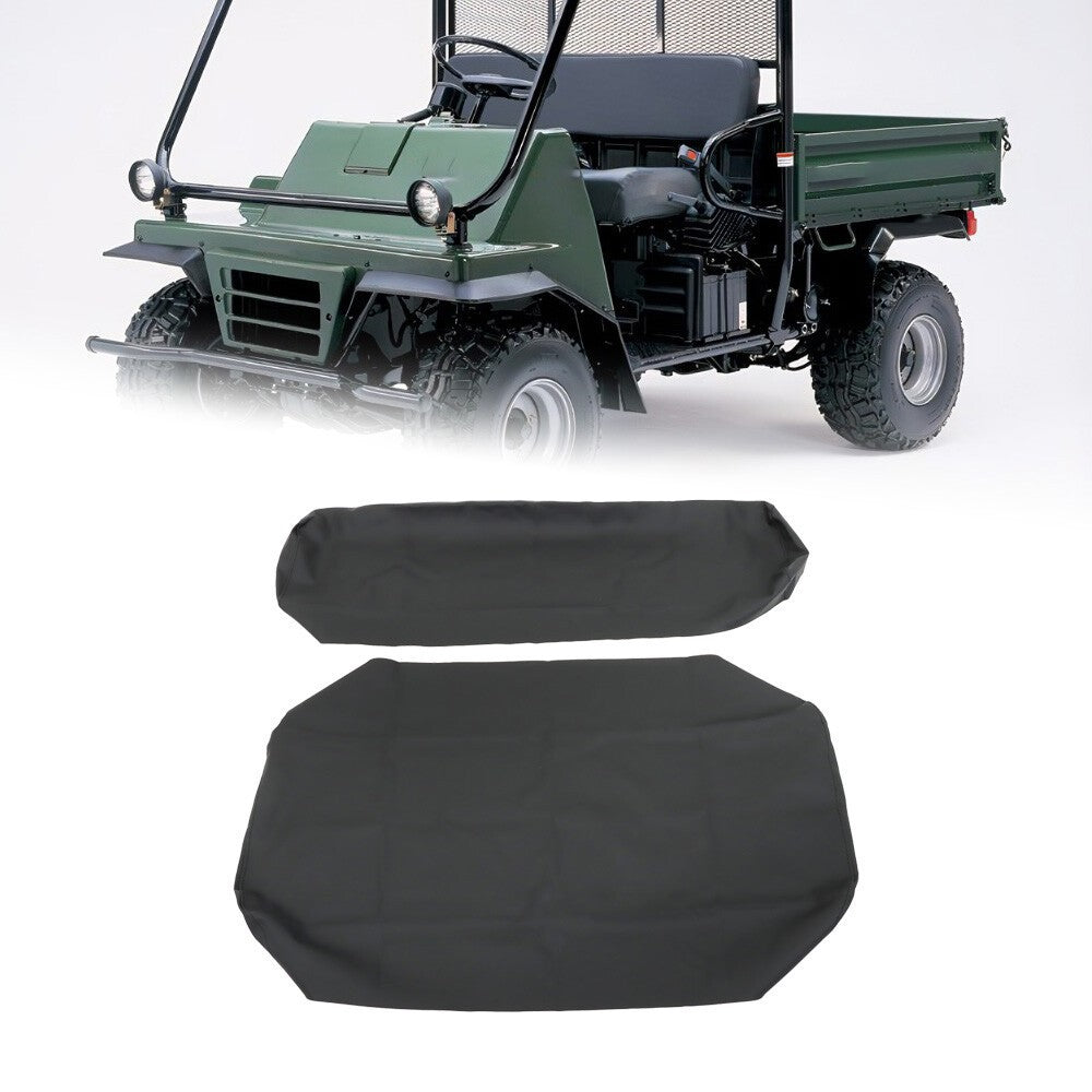 Waterproof Black Seat Cover for Kawasaki Mule 2500 2510 3000 3010 Diesel 4x4