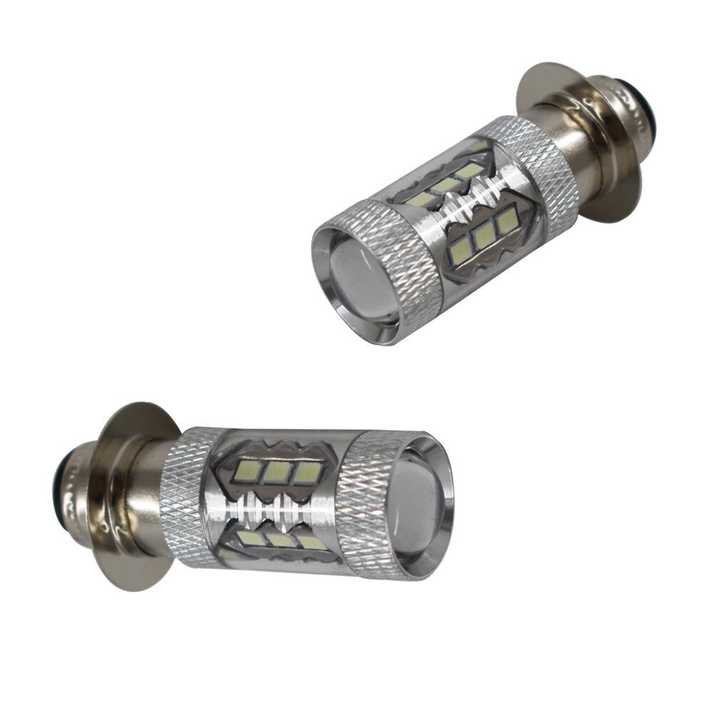 80W H6M 8000K LED Headlights Pair for Yamaha Raptor 700 700R 2006-2018