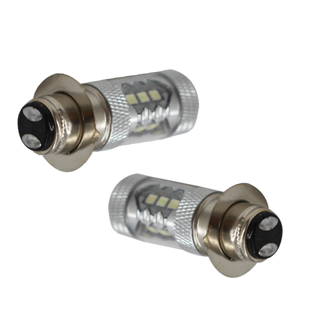 80W H6M 8000K LED Headlights Pair for Yamaha Raptor 700 700R 2006-2018