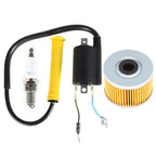 Honda Sportrax 400 TRX400EX 99-06 Ignition Coil Spark Plug Oil Filter Set
