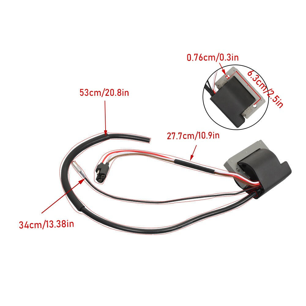 Ignition Coil 341cc Club Car DS Golf Cart 1984-1989 1012520 Replacement