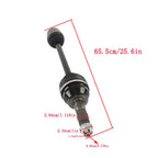 2× Rear CV Axle Drive Shaft for Polaris Ranger Crew XP 1000 2017-2019 1334175