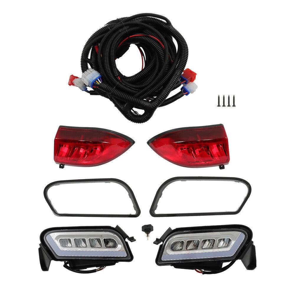 Club Car Tempo 2018+ LED Headlight & Tail Light Kit 12V 7.5A
