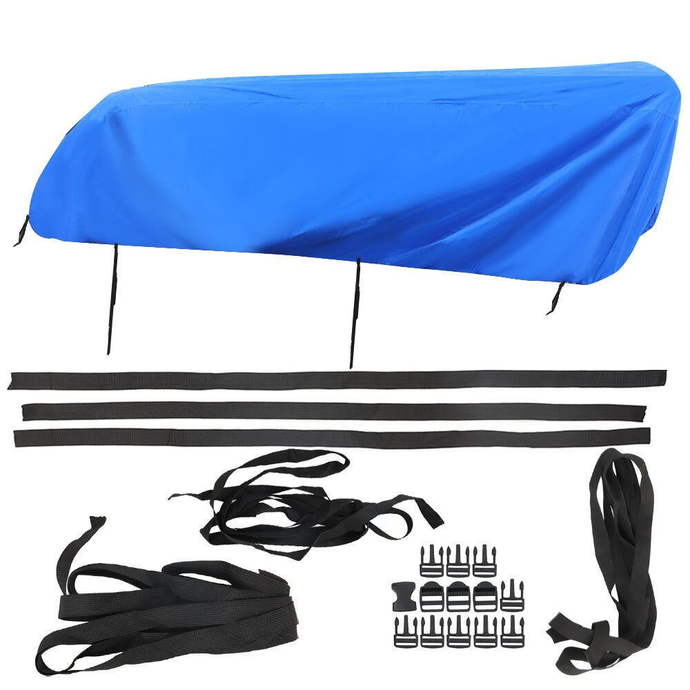 Waterproof Heavy Duty Pontoon Boat Cover 17-20ft UV Rain Dust Protection