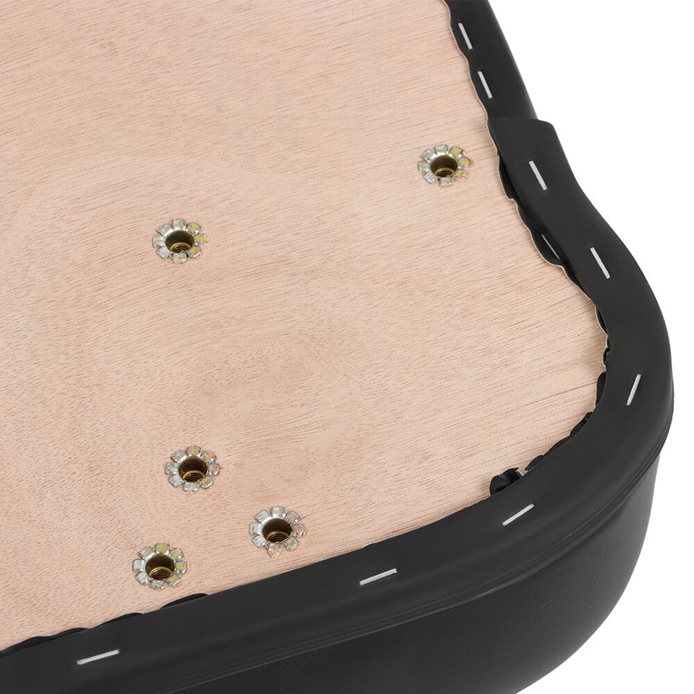 Golf Cart Front Seat Cushion for EZGO Medalist TXT 1994-2013 Black w/ Hardware