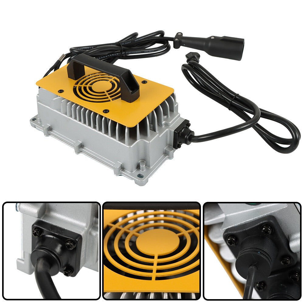 Club Car DS Precedent 48V 17A Golf Cart Charger with 3-Pin Round Plug