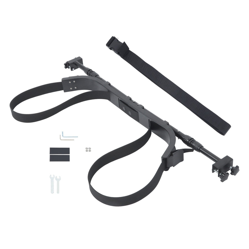 Universal Adjustable Bag Holder Bracket for EZGO Club Car G29 Golf Cart Black