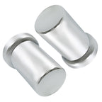 33mm Push-On Lug Nut Covers Tube Top Hat Style Plastic (20 Pack)