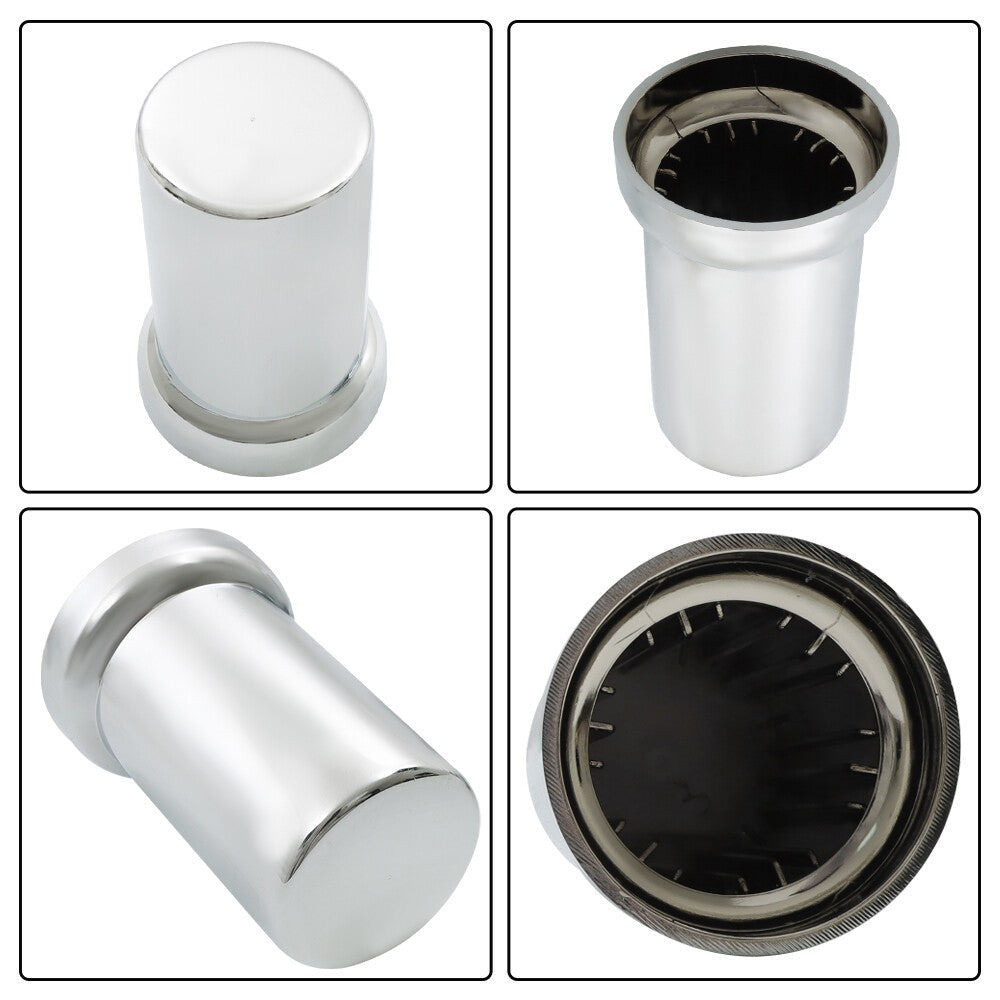 Set of 20 New 33mm Plastic Lug Nut Covers Push-On Tube Top Hat Style