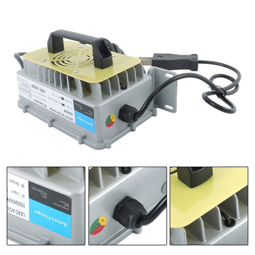 E-Z-GO Club Car Yamaha 36V 18A Crowfoot Plug Golf Cart Battery Charger