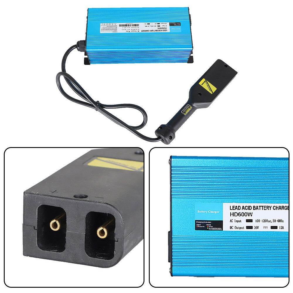 36V 12A D-Plug Golf Cart Battery Charger for EZGO TXT Lead-Acid 1996+