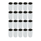 20Pcs 4.25" Chrome Lug Nut Covers Screw-On Tall Cylinder Plastic 33mm