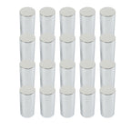 20Pcs 4.25" Chrome Lug Nut Covers Screw-On Tall Cylinder Plastic 33mm
