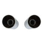 33mm Chrome Lug Nut Covers Tall Cylinder Screw-On Plastic 20 Pcs