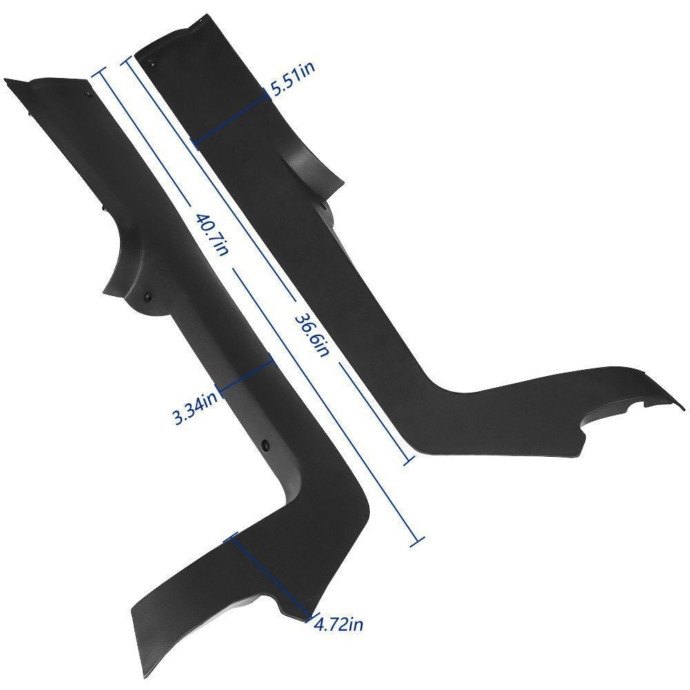 Club Car Floormat Retainer Side Panel Set Precedent Tempo Onward 04-15