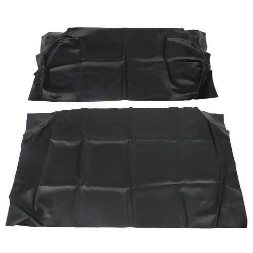 2Pcs Black Leather Front Seat Covers for Golf Cart Club Car DS 2000.5-2022