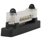 6-Way Red Black Bus Bar Terminal Block 48V 150A Power Distribution Busbar