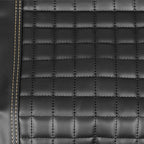 2PC Black Diamond Golf Cart Seat Cover Kit for Club Car Precedent Cushion