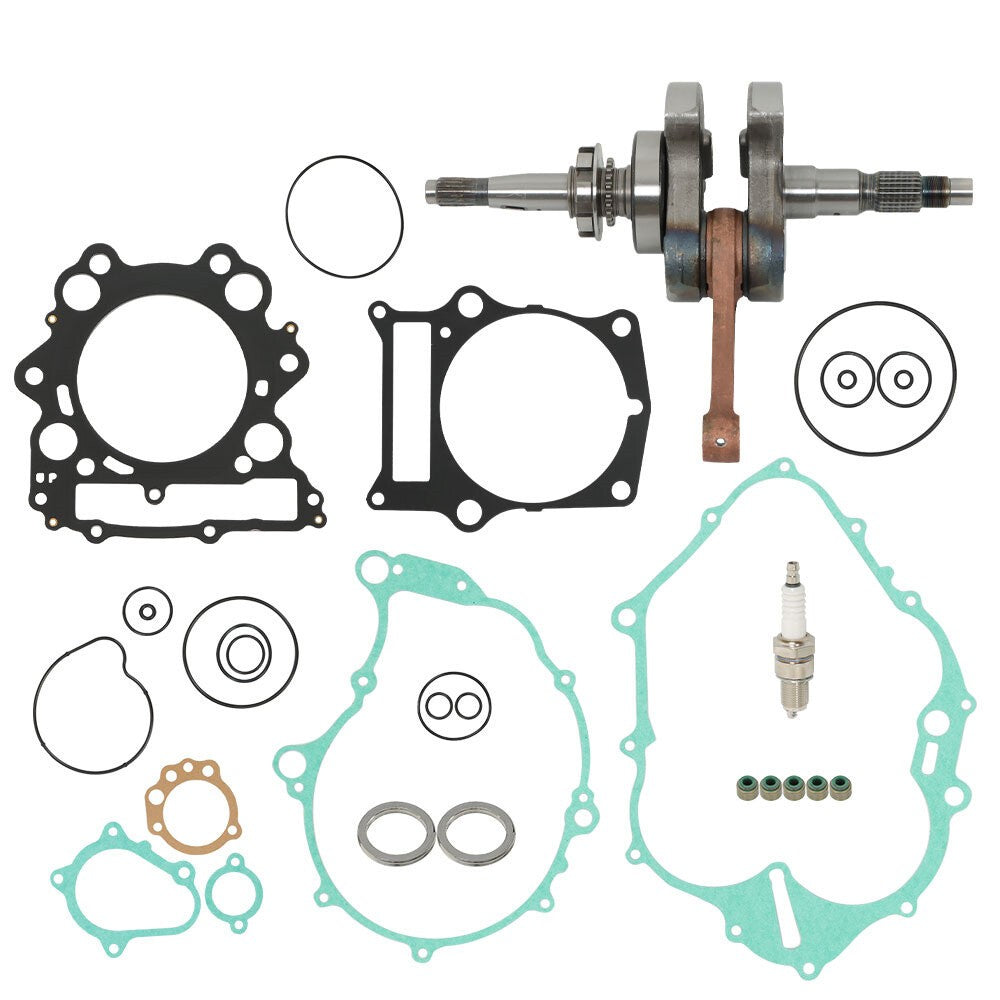 Engine Rebuild Kit Crankshaft Piston Gaskets for 02-08 Yamaha Grizzly YFM660