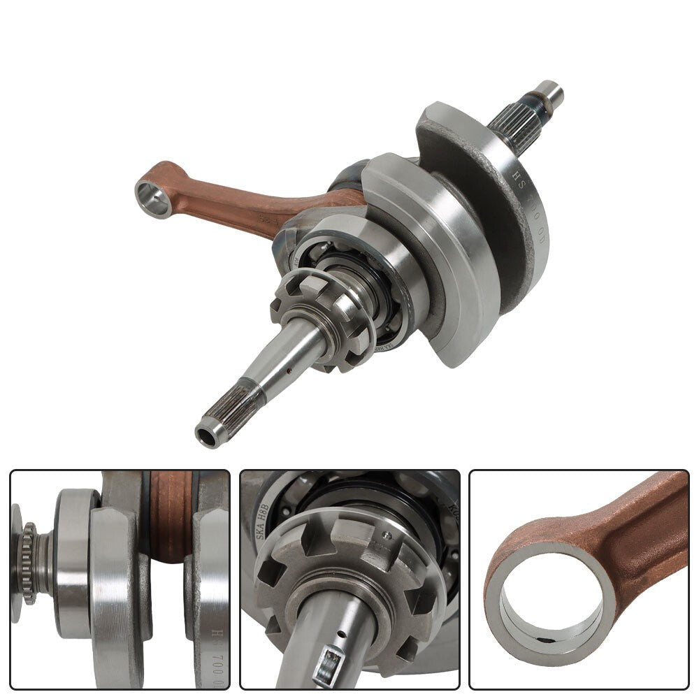 Engine Rebuild Kit Crankshaft Piston Gaskets for 02-08 Yamaha Grizzly YFM660