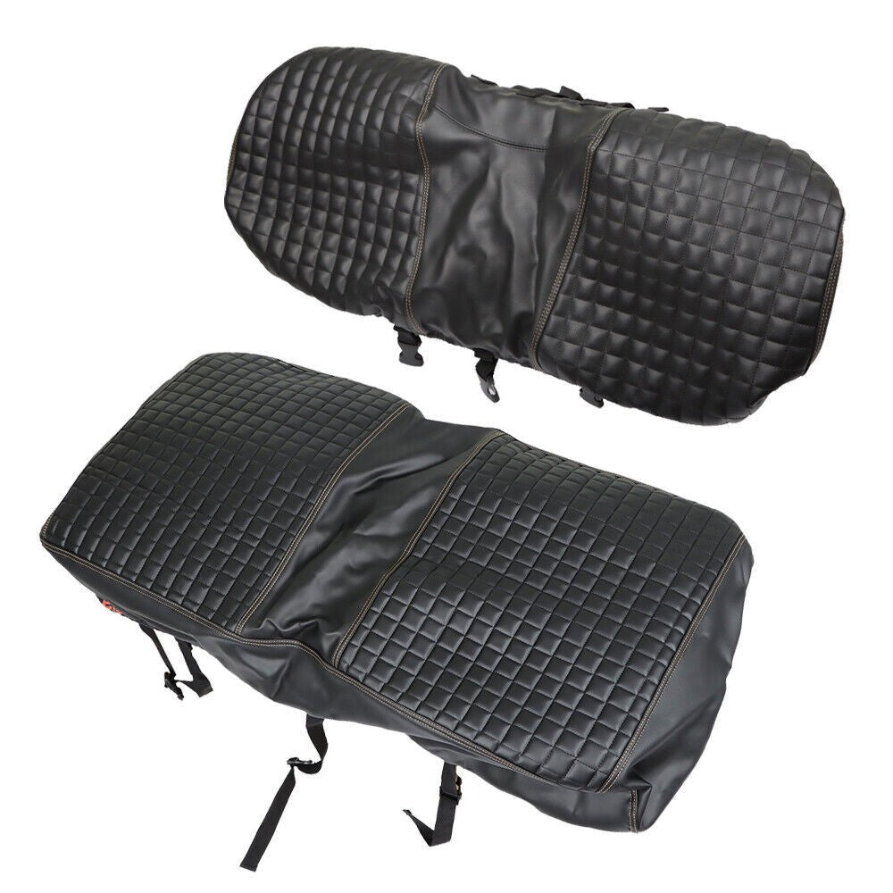 Golf Cart Front Seat Cover for E-Z-GO RXV Black Cushion Replacement