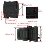 Adjustable Forklift Tractor Seat with Fold Down Back & Seatbelt Switch Universal
