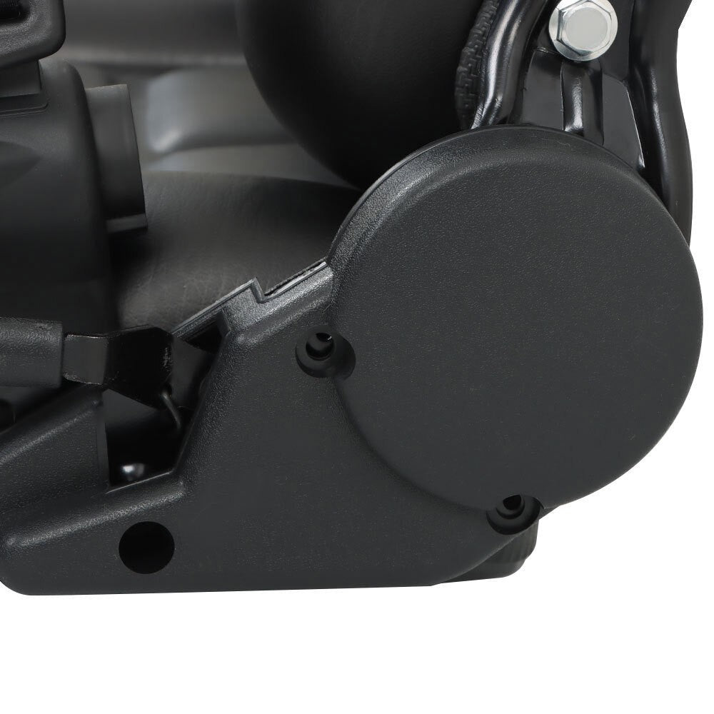 Adjustable Forklift Tractor Seat with Fold Down Back & Seatbelt Switch Universal