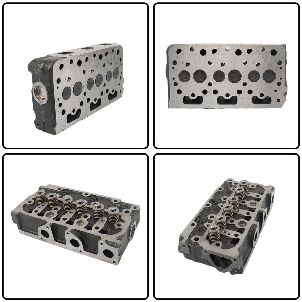 Kubota D722 Cylinder Head with Valves 17575-03042 16873-03043 16689-03049